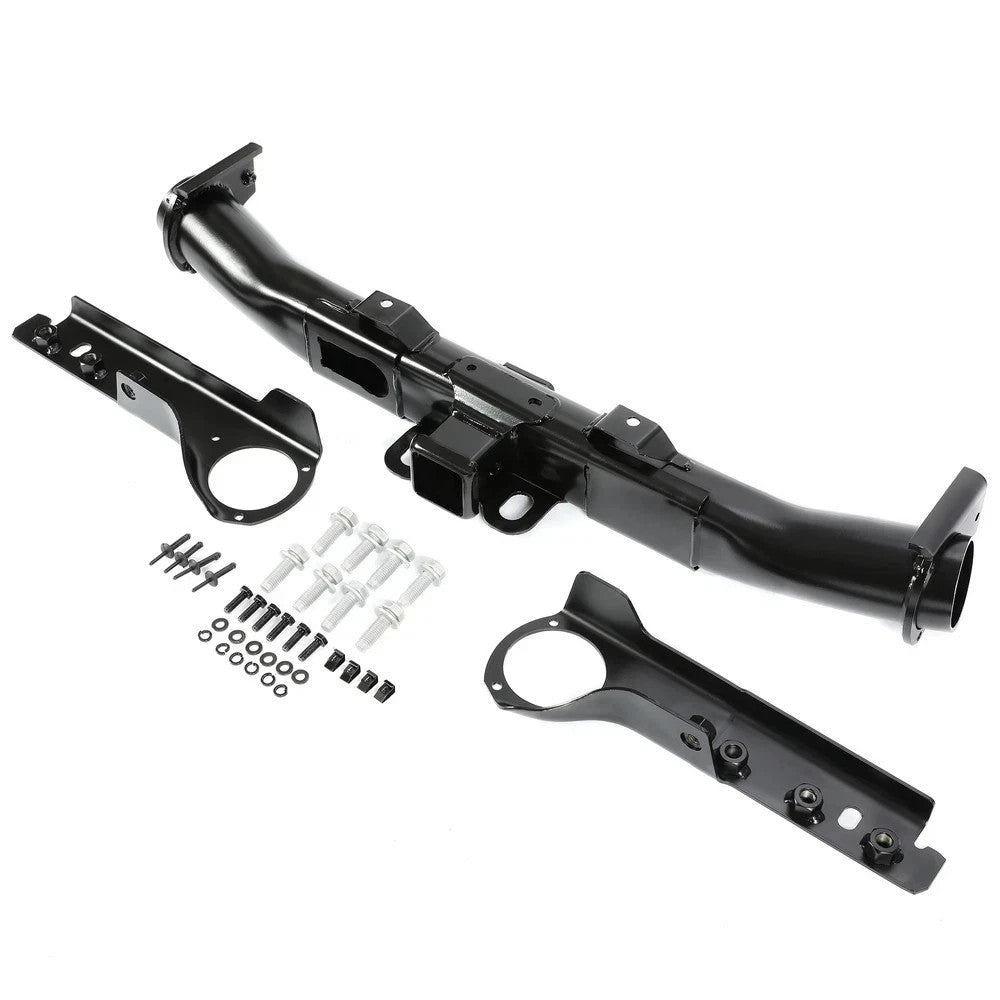 2'' Receiver Trailer Tow Hidden Hitch W/Cover Bezel For 2014-2019 Dodge Durango