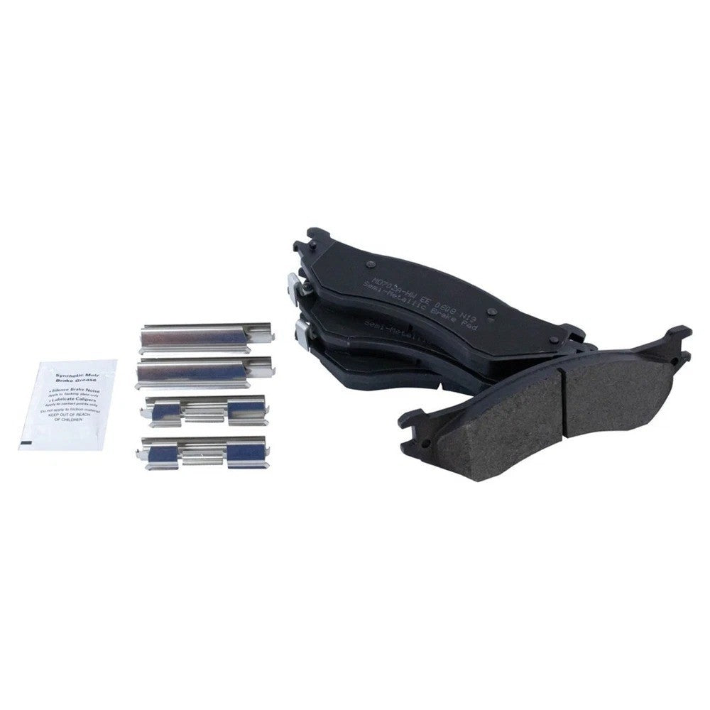 Front & Rear Semi-Metallic Brake Pad Set for Dodge Ram Pickup 2500 3500