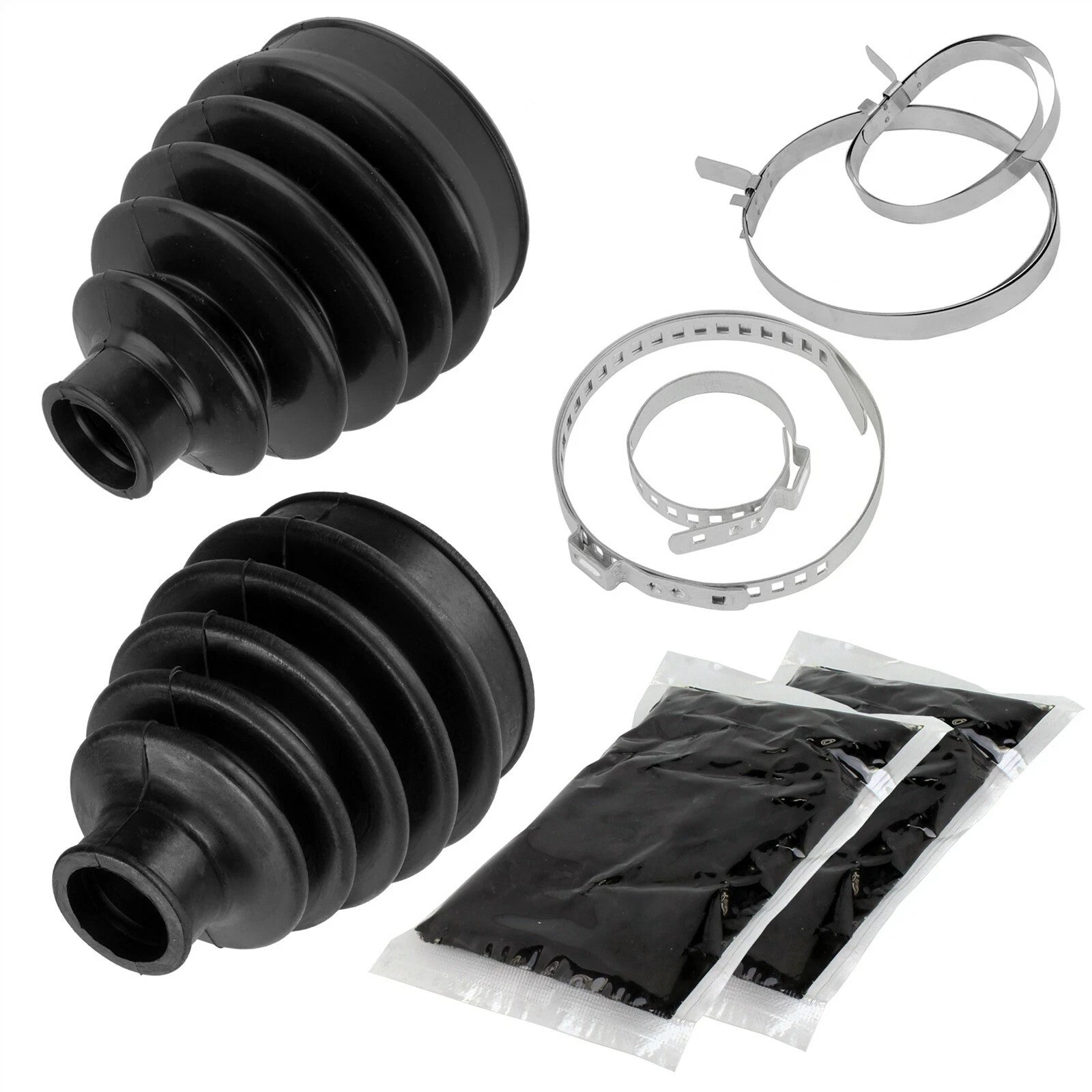 Front Inner & Outer CV Axle Boots For Can Am Outlander Max 1000 4X4 EFI 2014-201