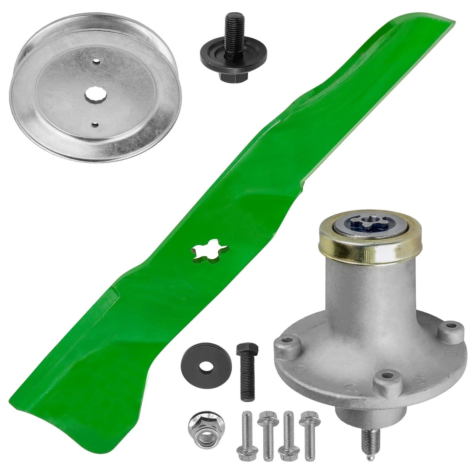 Caltric 539131898 588811002 48" Deck Spindle & Blade Kit For Husqvarna Z 248 F