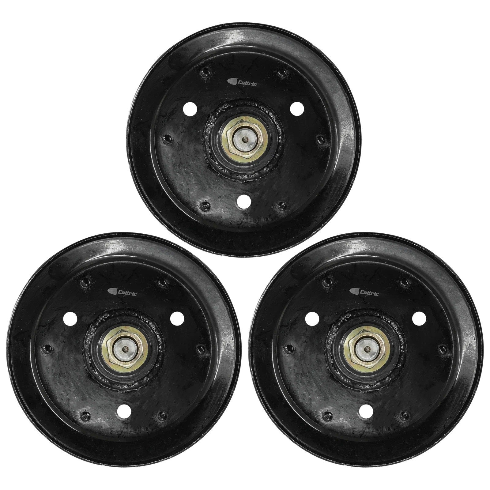 Caltric 1-634972 1634972 Deck Spindle w/Pulley for Exmark 52" 60" 72" Qty 3