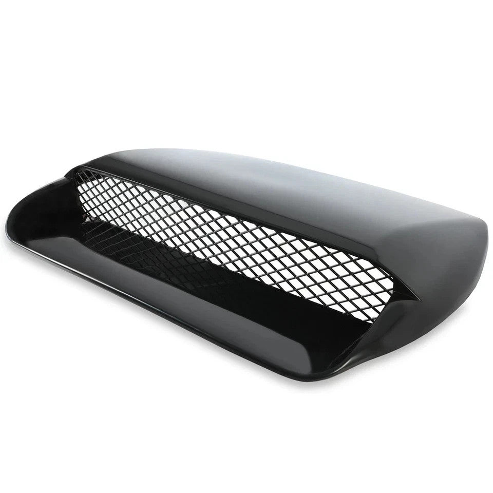 HECASA For 2015-2021 Subaru WRX STI Black Air Flow Hood Scoop Bonnet Vent NEW