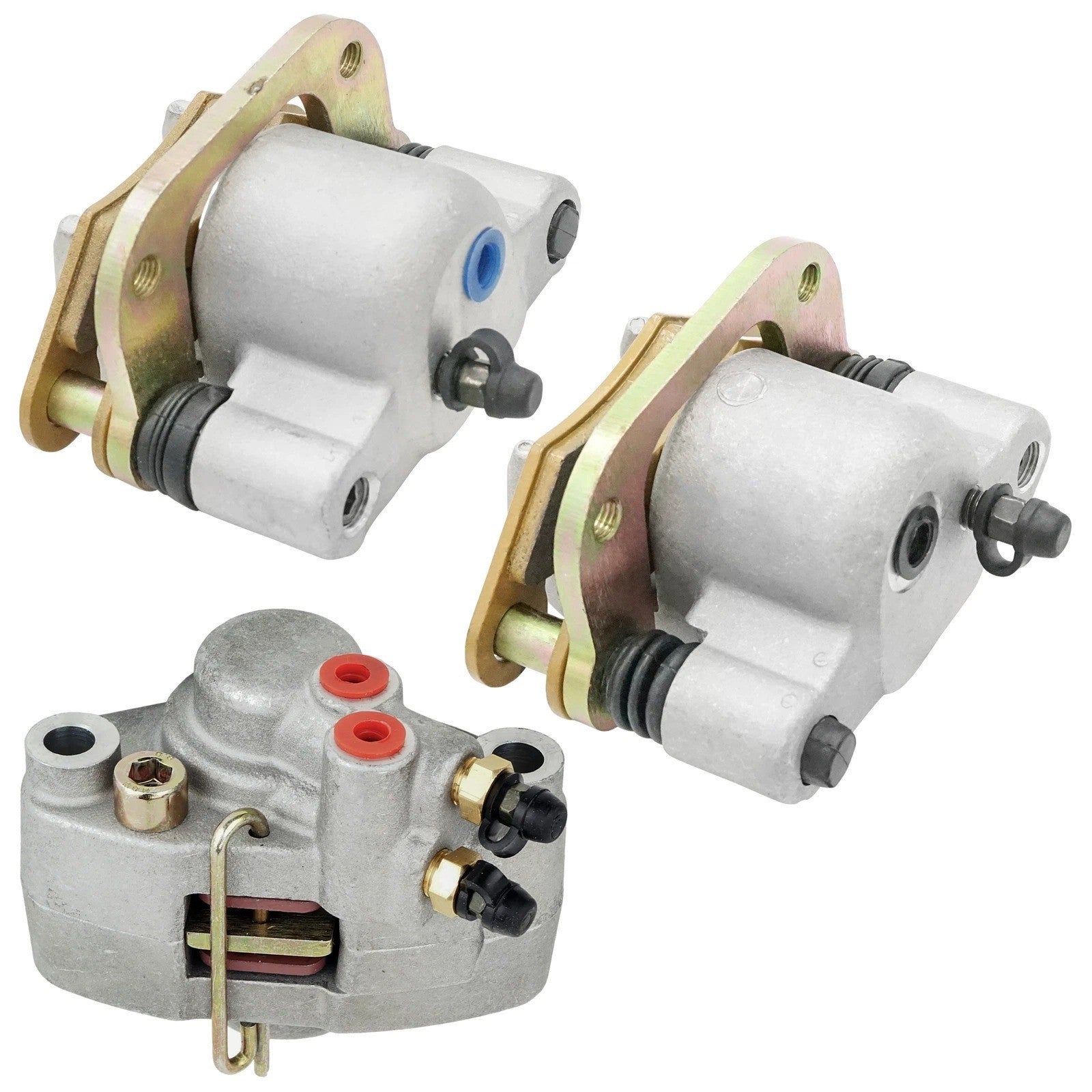Front And Rear Brake Caliper W/ Pad For Polaris Magnum 325 4X4 2000