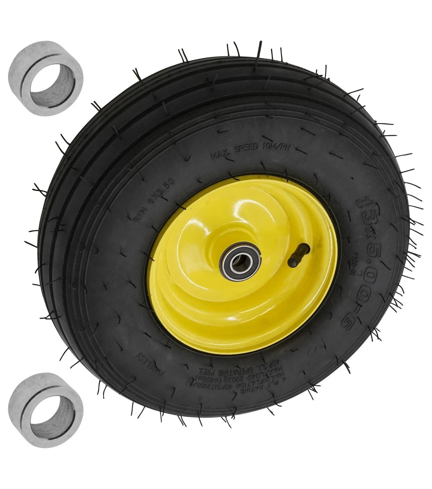 Front Wheel & Tire w/ Caster for John Deere SST15 SST16 SST18 Z225 Z425 Z445