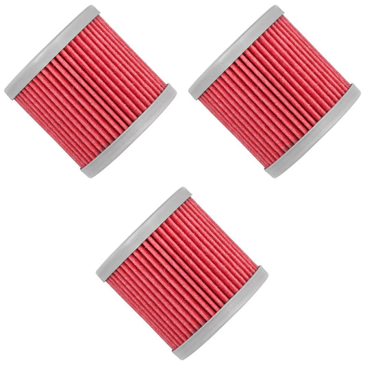 for Kawasaki KFX400 KSF400 2003 2004 2005 2006 Oil Filter 3-Pack / 52010-S004