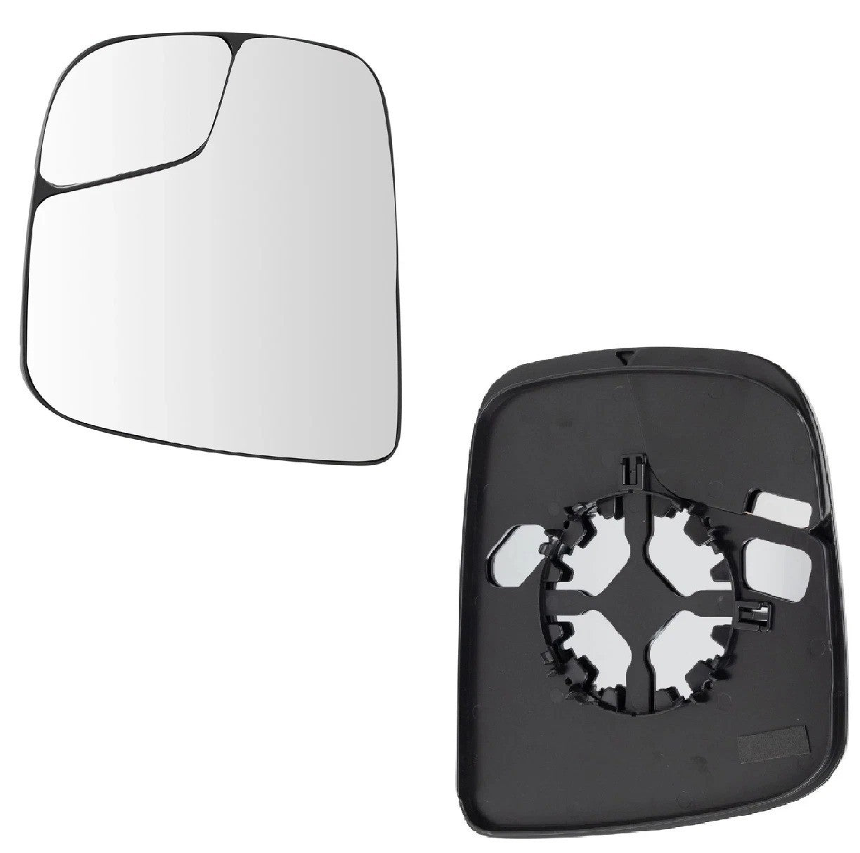 Exterior Side View Door Mirror Glass Manual Spotter Glass LH for Nissan NV200