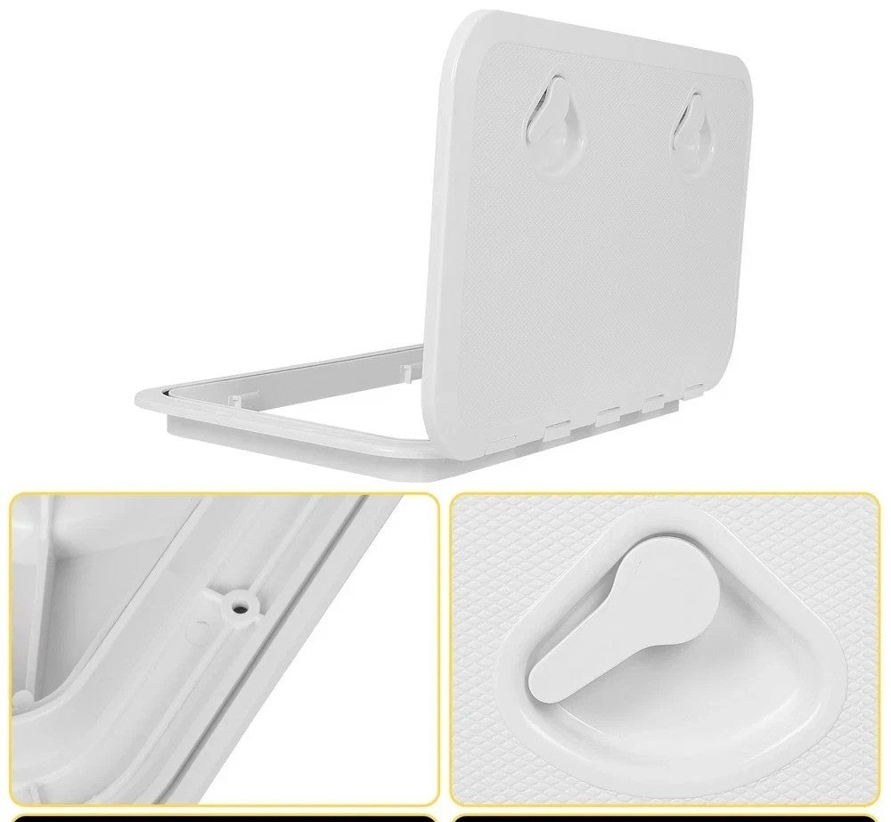 24" x 14" Marine Deck Access Hatch & Lid 180 Lid Hinge Boat Hatch Caravan RV