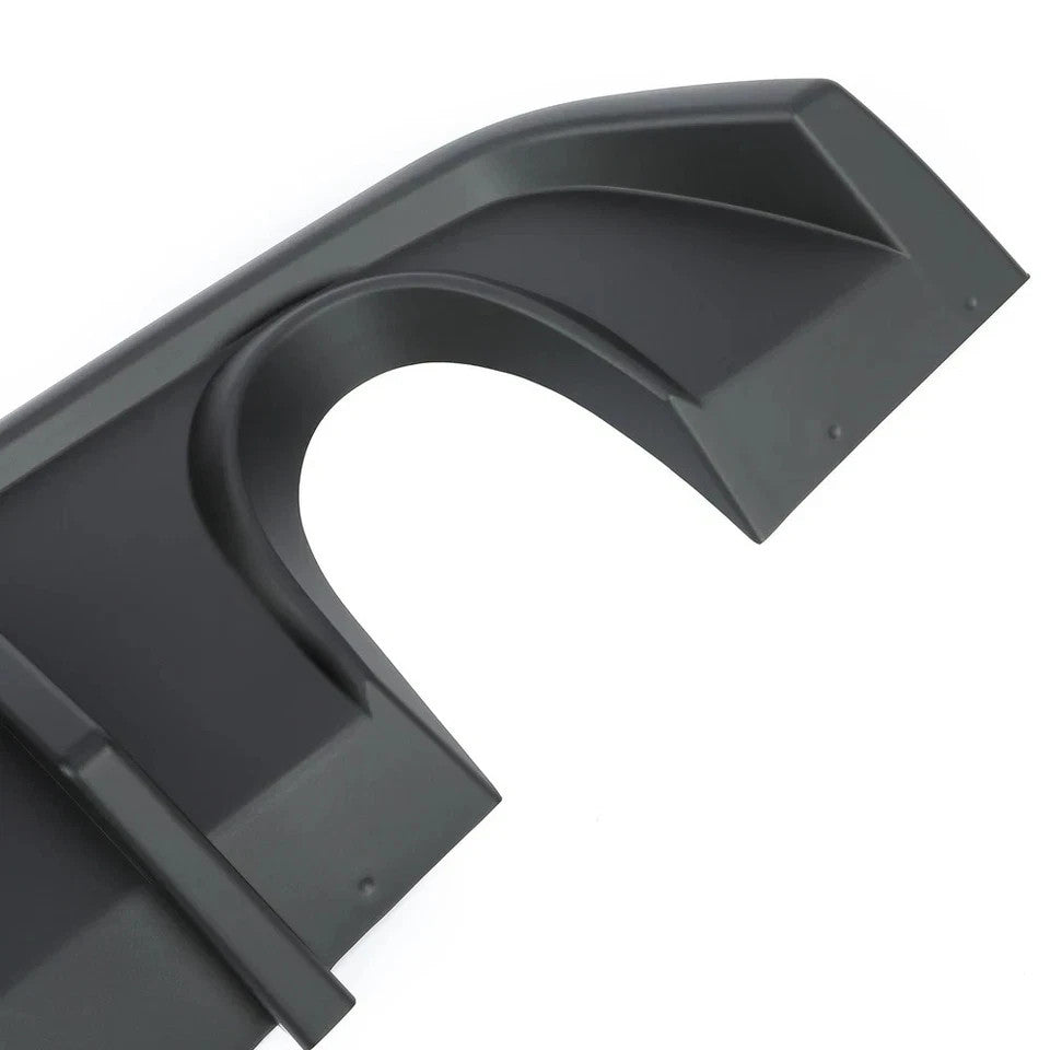 Matte Painted Rear Bumper Diffuser For 2012-2014 Dodge Charger SRT8 Lip Spoiler