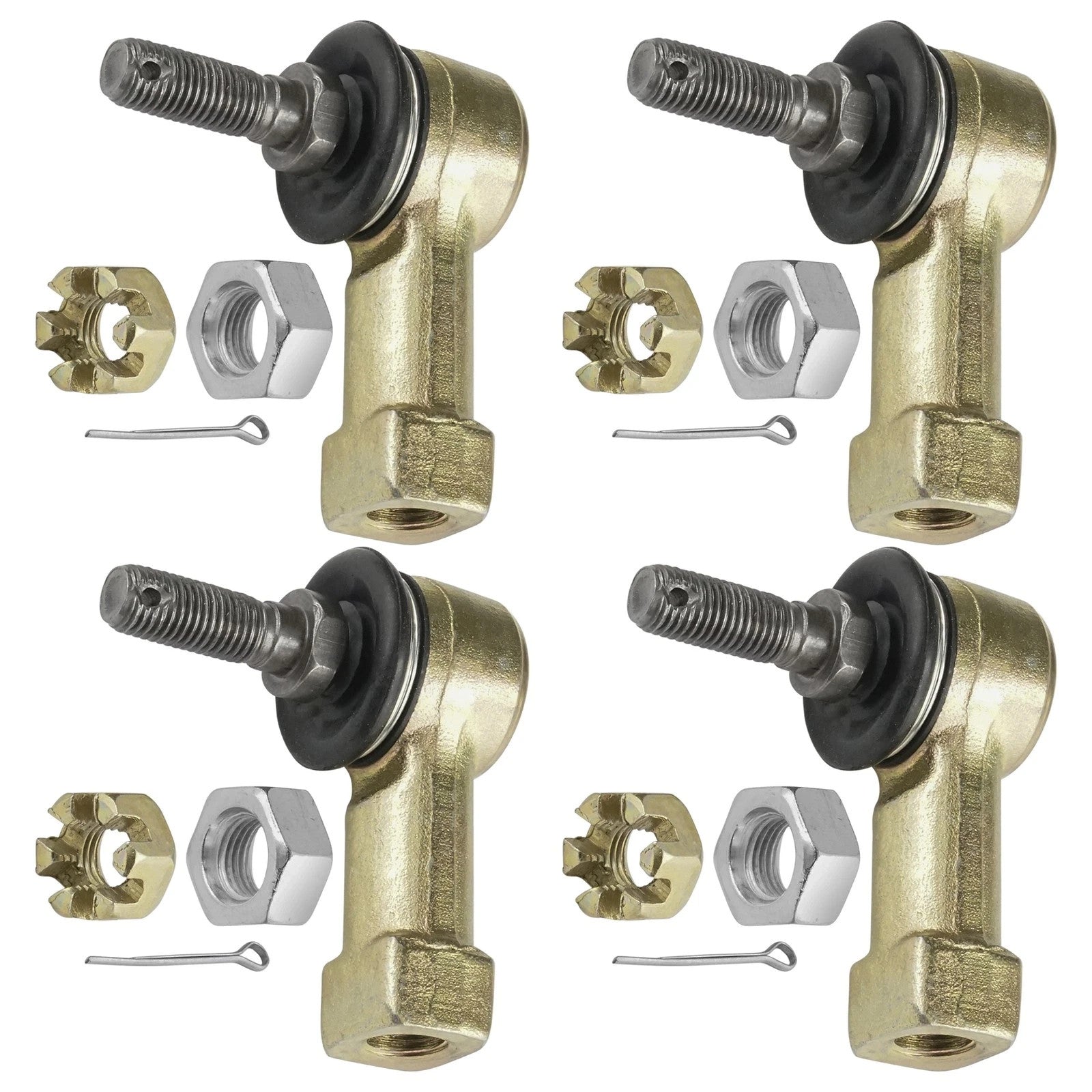 Two Sets Of Tie Rod End Kit for Honda TRX250R Fourtrax 250R 1986 1987 1988 1989