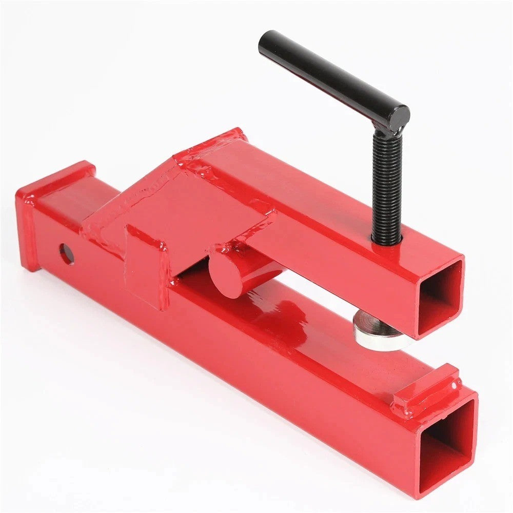 Receiver Hitch 2" Clamp On Trailer Tractor Bucket Mount Adapter For Deere Bobcat