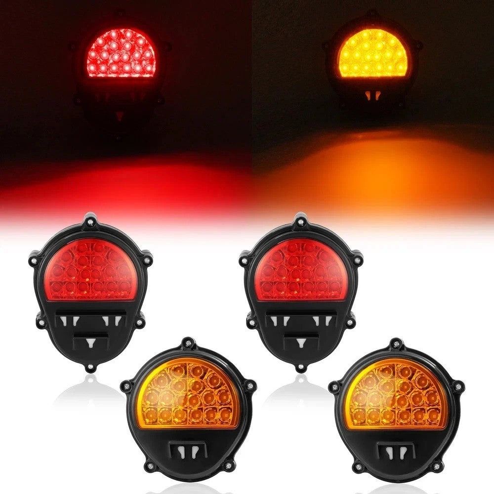 For HMMWV HUMVEE Military Trucks LED Side Marker Lights+Brake Lights+Turn Signal