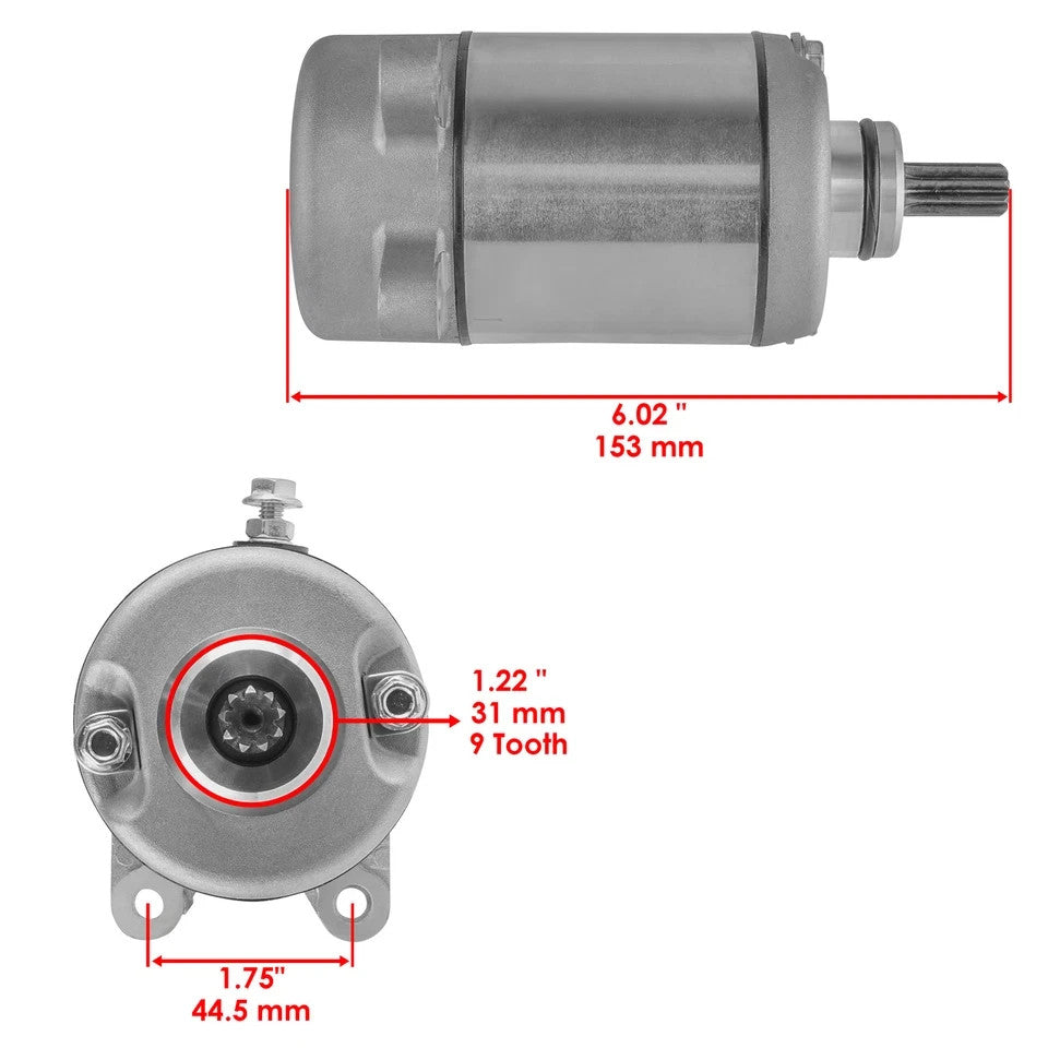 Starter & Relay Solenoid for Honda TRX400 TRX 400 Fourtrax Rancher 2004-2007