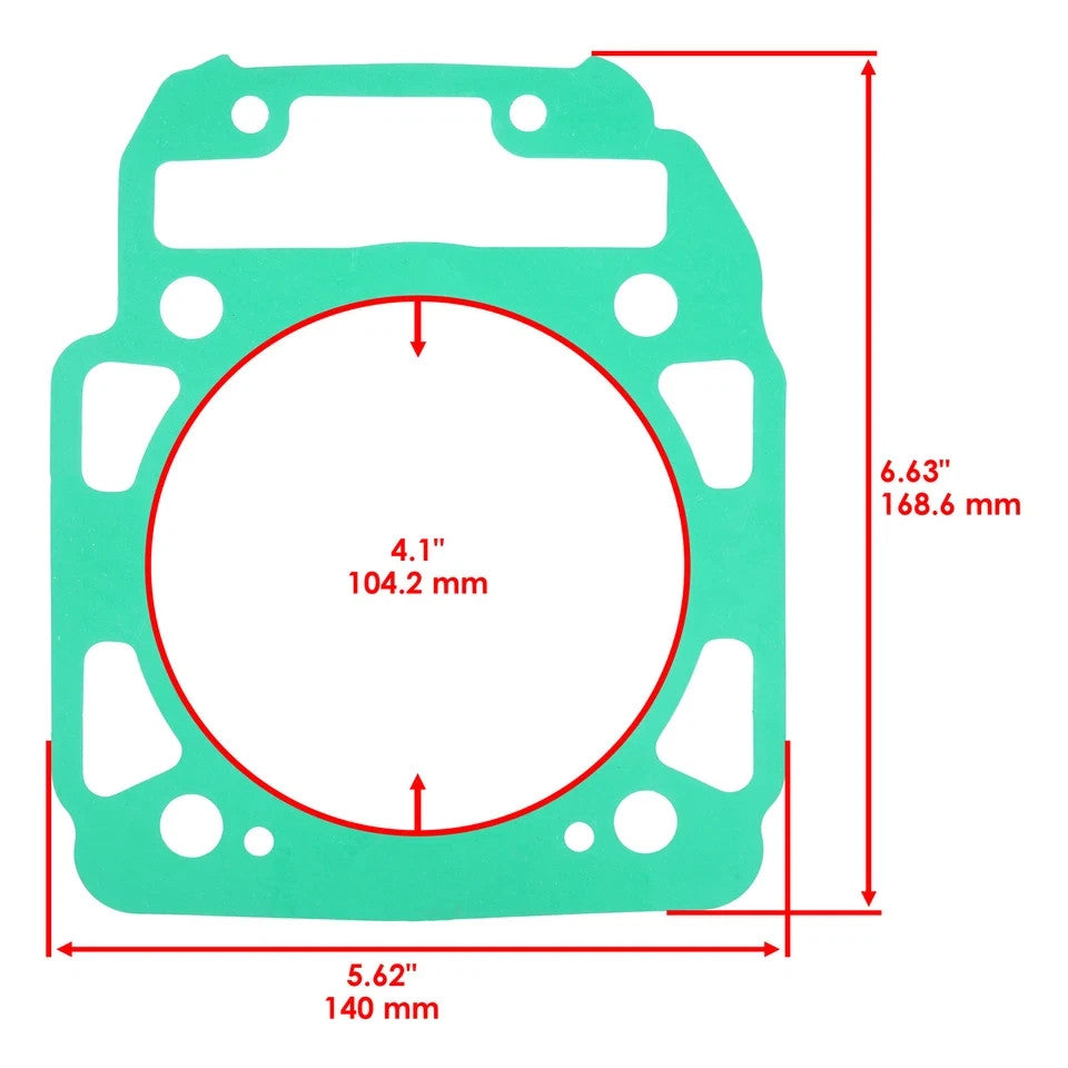 Cylinder Gasket Kit Fits Can-Am 420630210 420630195 420630260