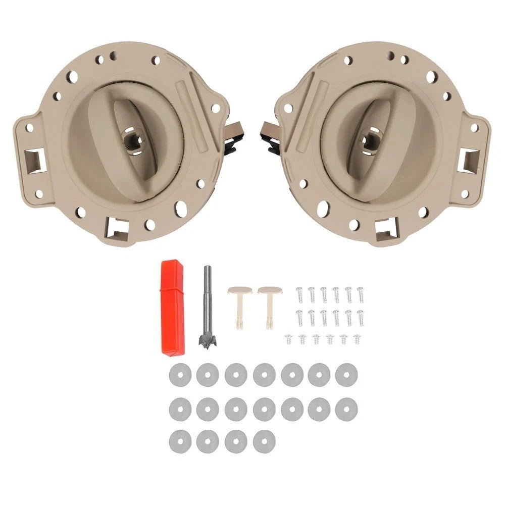 Inside Interior Door Handles For JEEP COMMANDER 2006-2010 Tan Set 2PCS