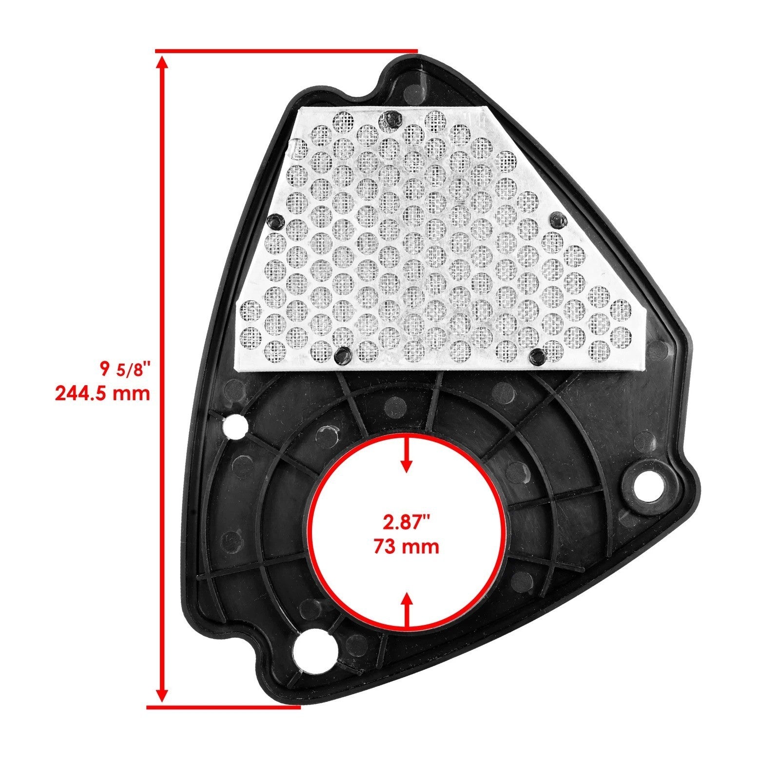 Caltric Air Filter Cleaner For Honda VT600C Shadow VLX 600 1999 2000 2001-2007