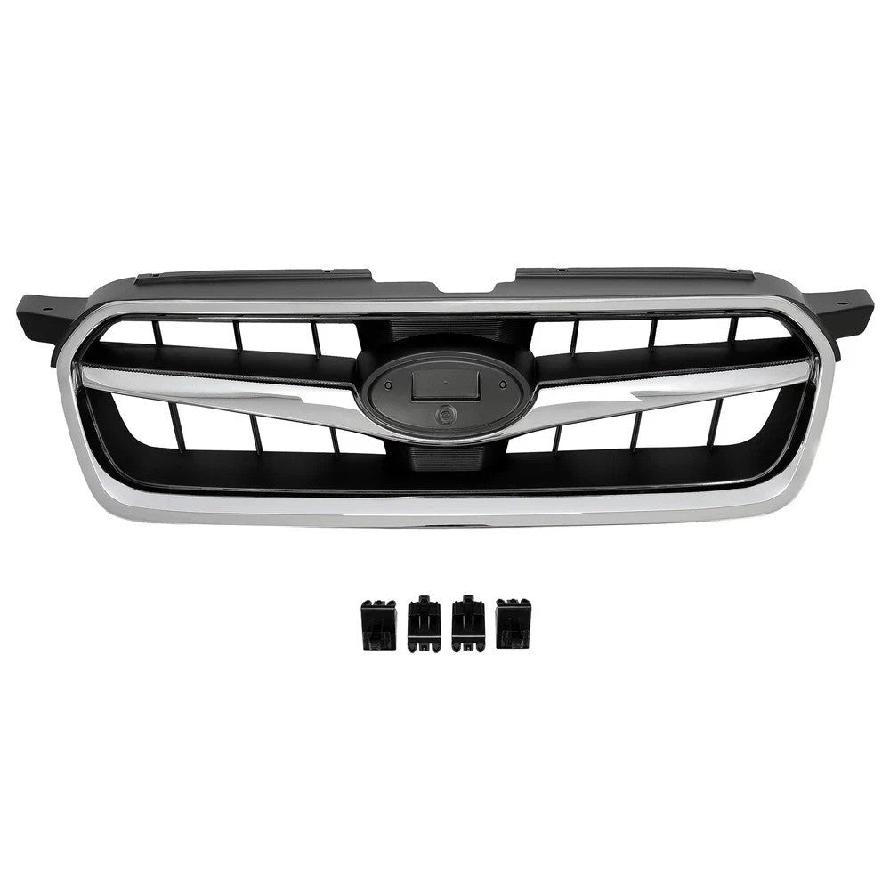 For Subaru Legacy 2008 2009 Front Bumper Grille Assembly Radiator Grill Chrome