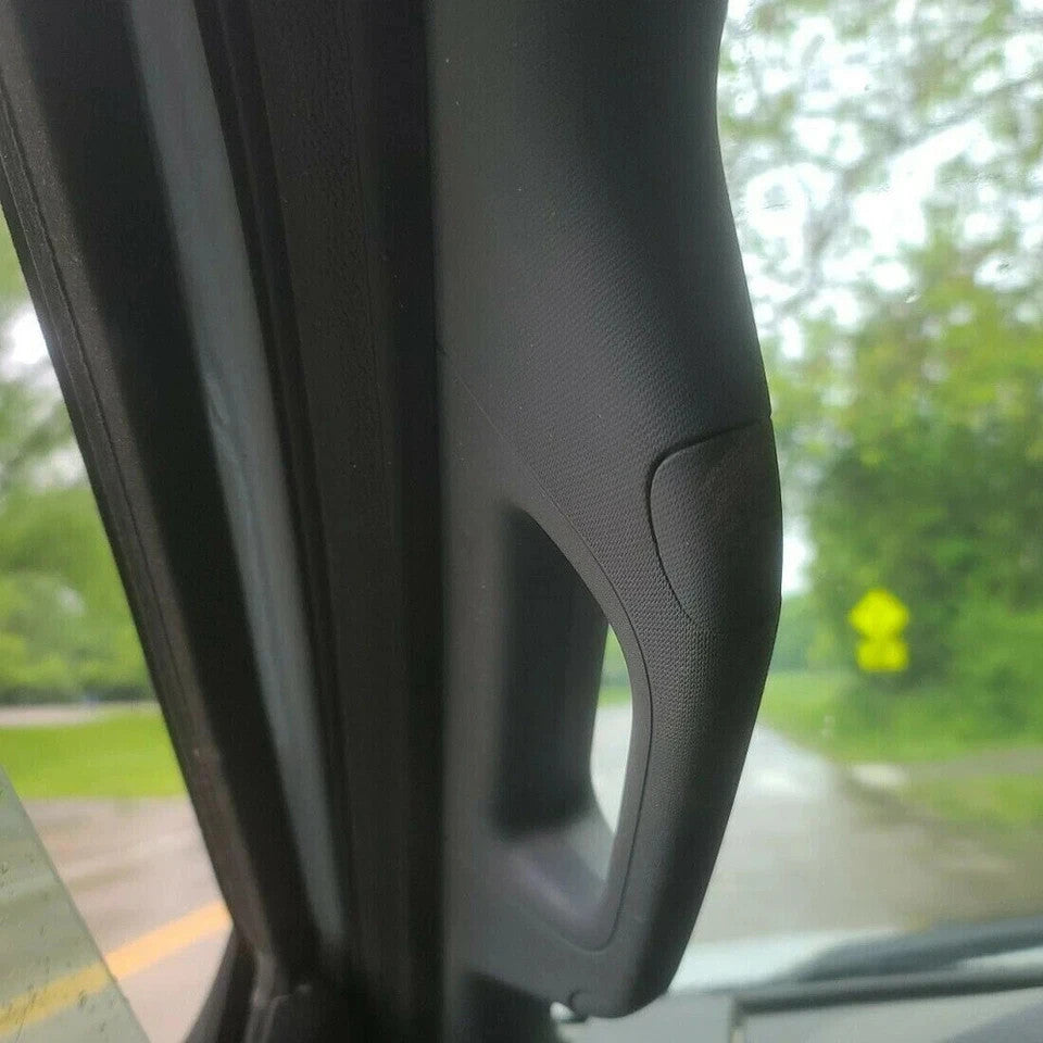 Driver Side Interior Trim A Pillar Handle Gray For 2011-2016 Ford F250 F350 F450