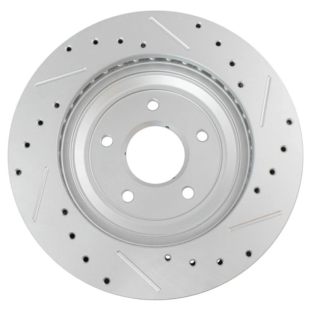 Performance Brake Rotor & Ceramic Pad Front & Rear Kit w/Chemicals