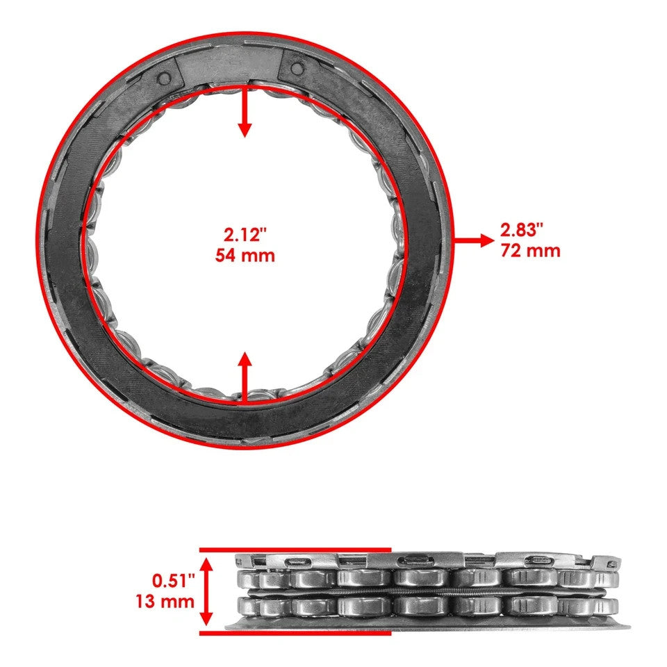 for Kawasaki VN800 Vulcan 800 Classic 96-05 Starter Clutch One Way Bearing Sprag