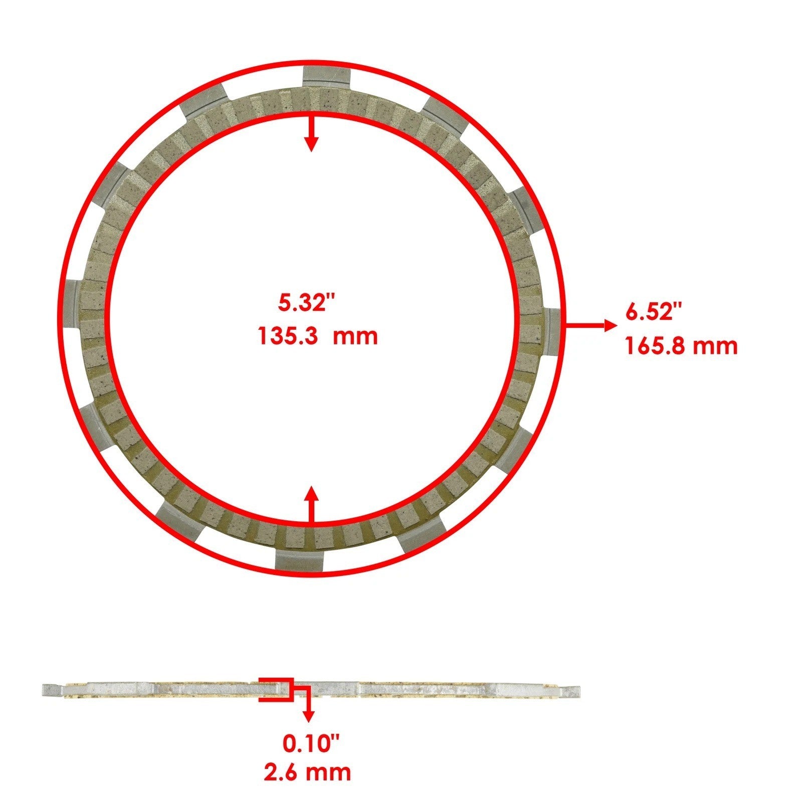 Clutch Friction Steel Plates Kit for Yamaha YXZ1000R SS XTR YXZ10Y 2020 - 2023