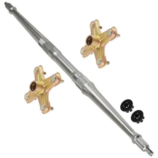 Rear Axle Shaft with Wheel Hub Nuts for Yamaha Banshee 350 YFZ350 1988