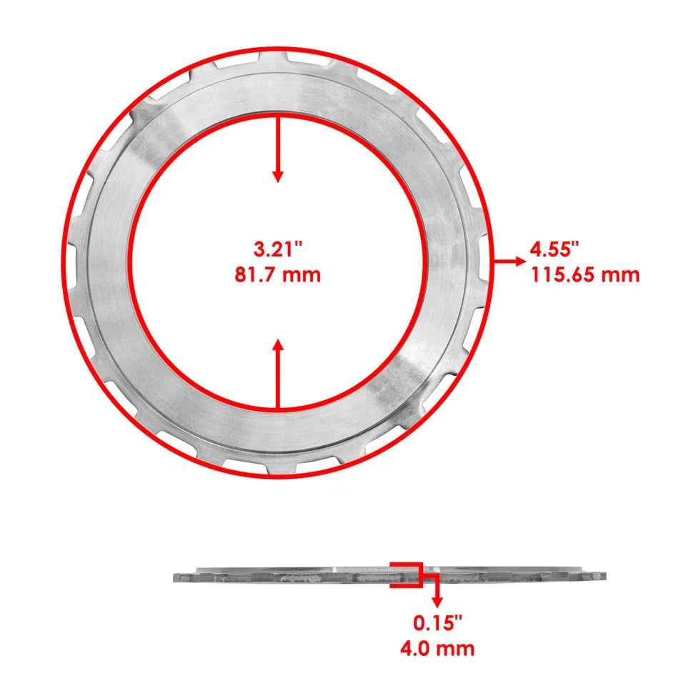 Clutch Friction Plates Kit for Honda Rancher 420 TRX420FA FA2 FA5 FA6 2009-2024