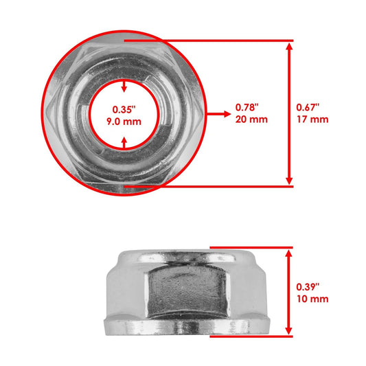 8x Rear Front Wheel Sub Nut For Honda Sportrax 90 TRX90 TRX90EX TRX90X 2001-2022