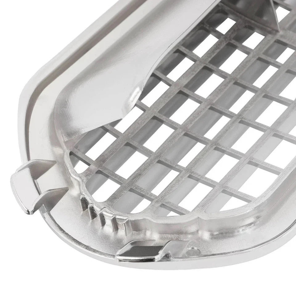 For 02-18 Freightliner M2 106 Hood Side Air Intake Vent Grille Side Grill Chrome