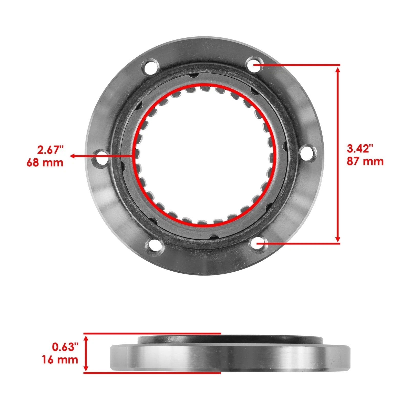 Starter Clutch One Way Bearing Sprag for Arctic Cat 500 4X4 2000-2009