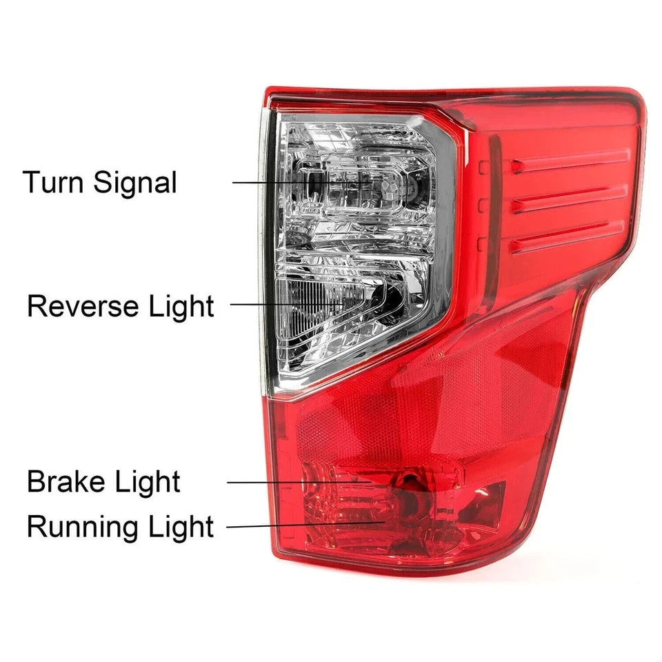 For Nissan Titan XD 2016-2023 Right Passenger Side Tail Light Lamp w/All Bulbs
