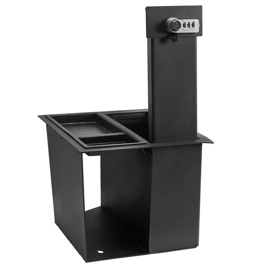 For TOYOTA Tundra 14-2020 2021 Center Console Safe GUN Storage Lock Box W/ TRAY