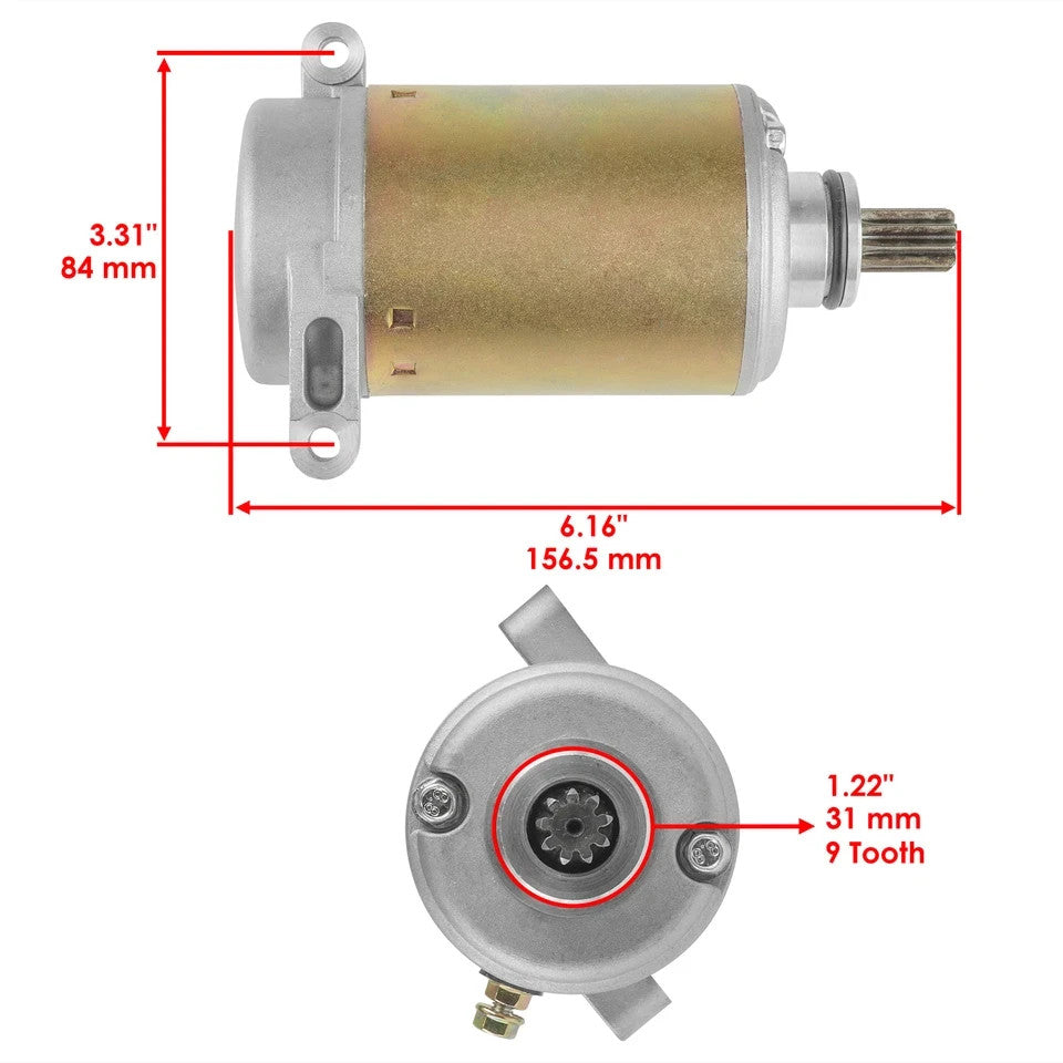 Starter for Yamaha Big Bear 400 YFM400 2000 2001 2002 2003 2004 2005 2006-2012