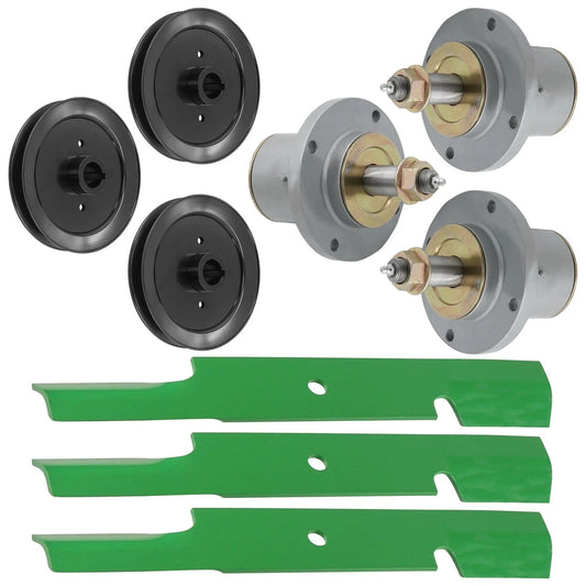 52" Deck Spindle Blade & Pulley For Snapper Pro S120 S125XT S150X 5061095
