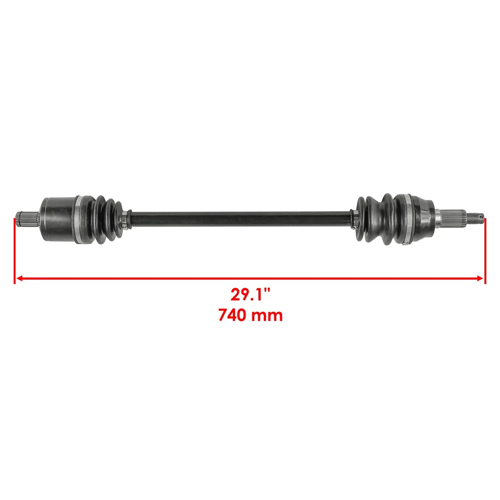 Front Left & Right Complete CV Joint Axles For Polaris RZR 900 60" 2015-2019
