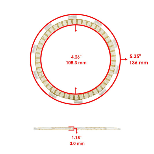 Clutch Friction Plates And Gasket Kit for Honda VF750C Magna 750 1994-2003