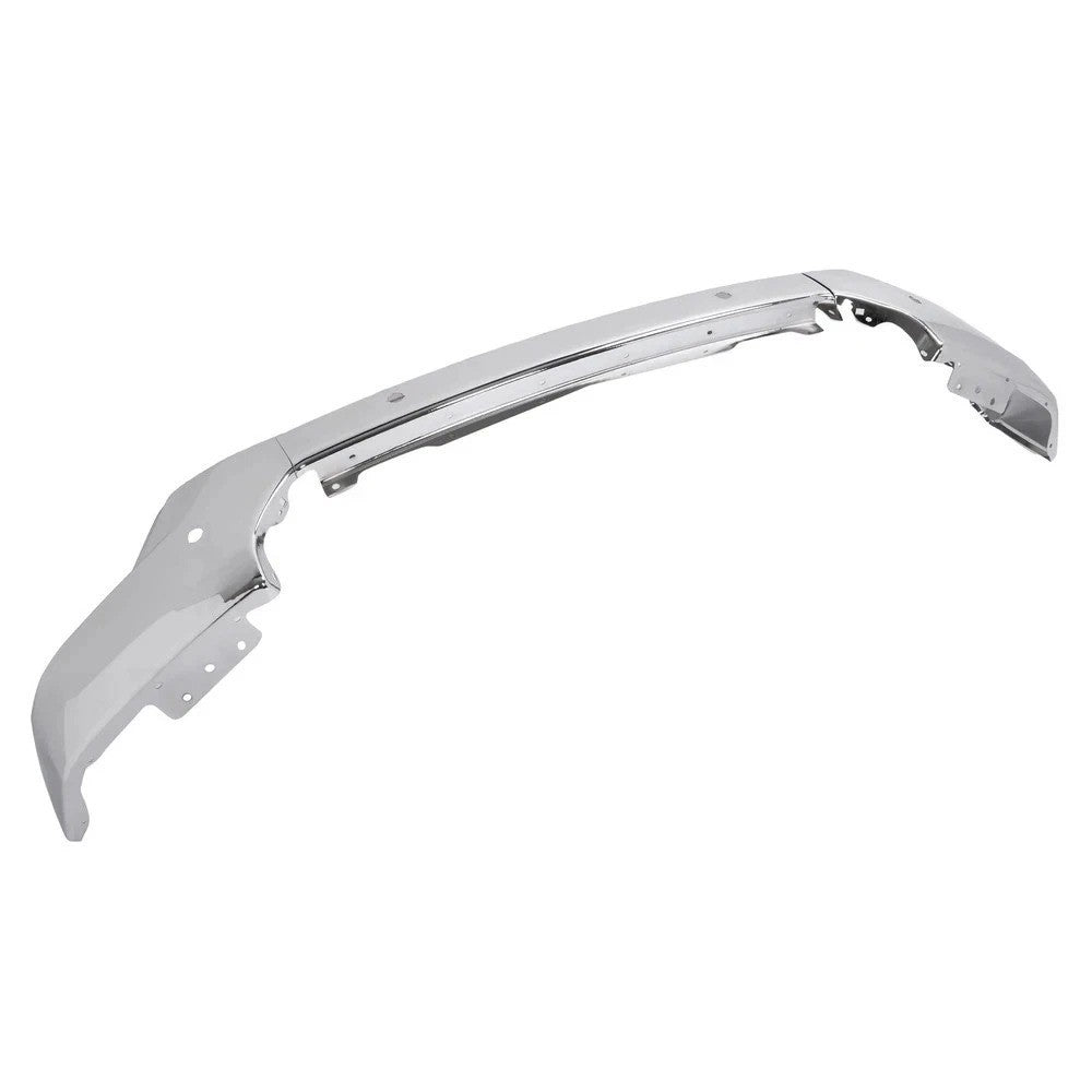 For GMC Sierra 1500 2019-2022 Chrome Front Bumper Face Bar With Park Assist Hole