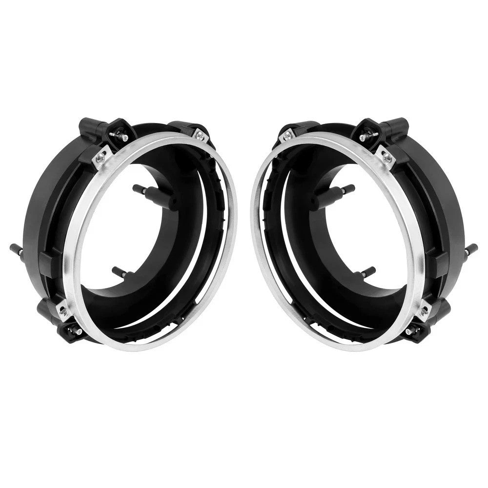 HECASA Headlight Bulb Brackets Buckets For Jeep Wrangler 1997-06 # 110383 110384