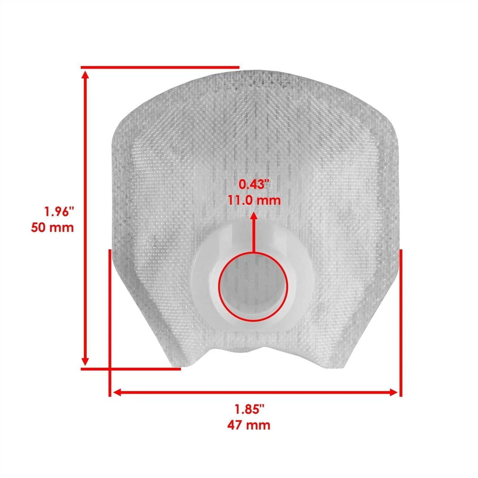 3x Fuel Filter Strainer for Kawasaki MULE PRO FXT KAF820 2015-2021 49019-0013