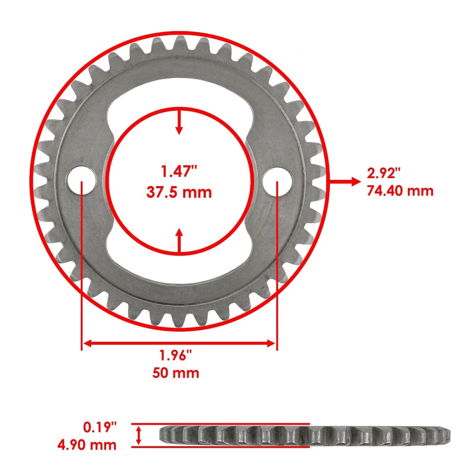 Camshaft and Timing Gear Sprocket Fits Honda TRX250X Fourtrax 250 2x4 1987-1992