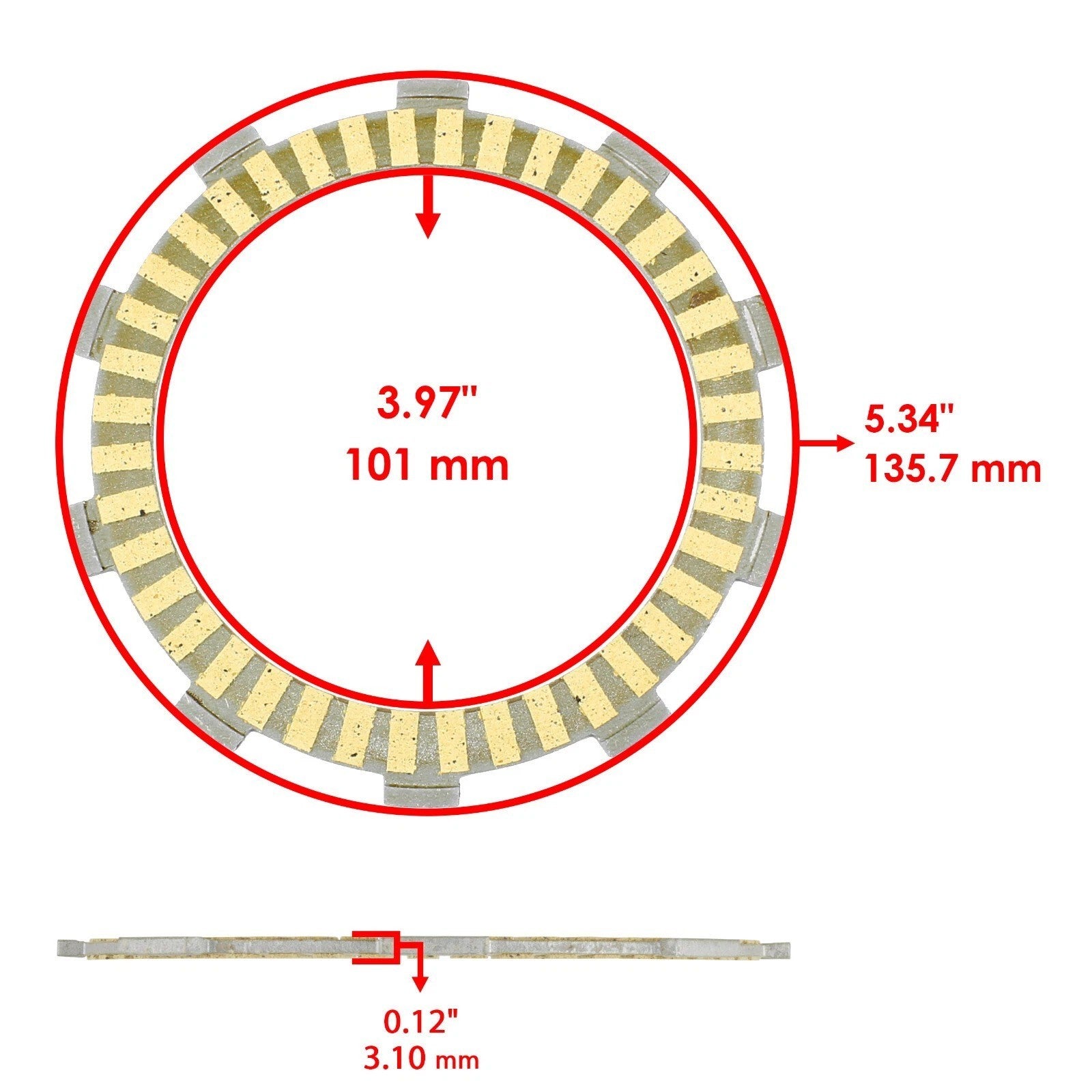 Clutch Friction Plates And Gasket Kit for Honda VF750C Magna 750 1994-2003