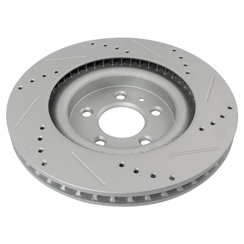 Front Rear Ceramic Brake Pad & Performance Coated Rotor Kit w/Chemicals