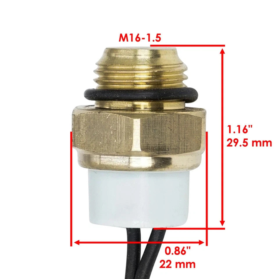 Fan Heat Thermal Sensor Switch for Suzuki Oem 17680-19B70  Cooling Fan Switch