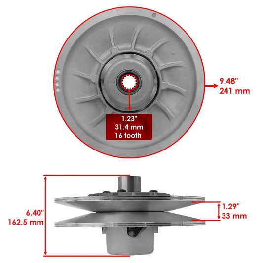 Secondary Clutch & Aramid Belt For Can Am Defender HD10 2016-2019 420686523