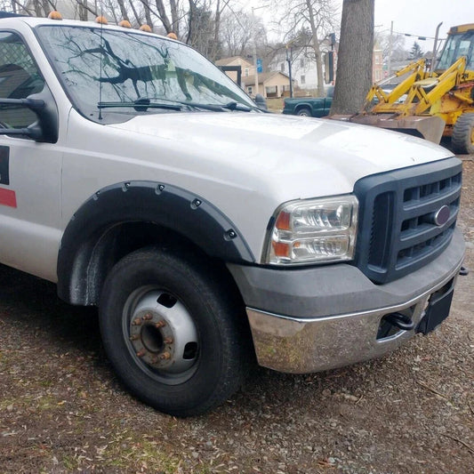 4x Fender Flares For 1999-2007 Ford F250 F350 SuperDuty Wheel Pocket Rivet Style