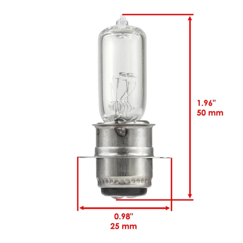 2 Headlight Bulb 12V 30/30W Fits Suzuki LT-F4WDX LT-F300F Kingquad 300 1991 - 02
