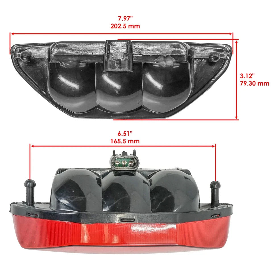 Caltric Taillight For Honda 33700-HN1-A71 33700-HM8-B00 33700-HN1-A70