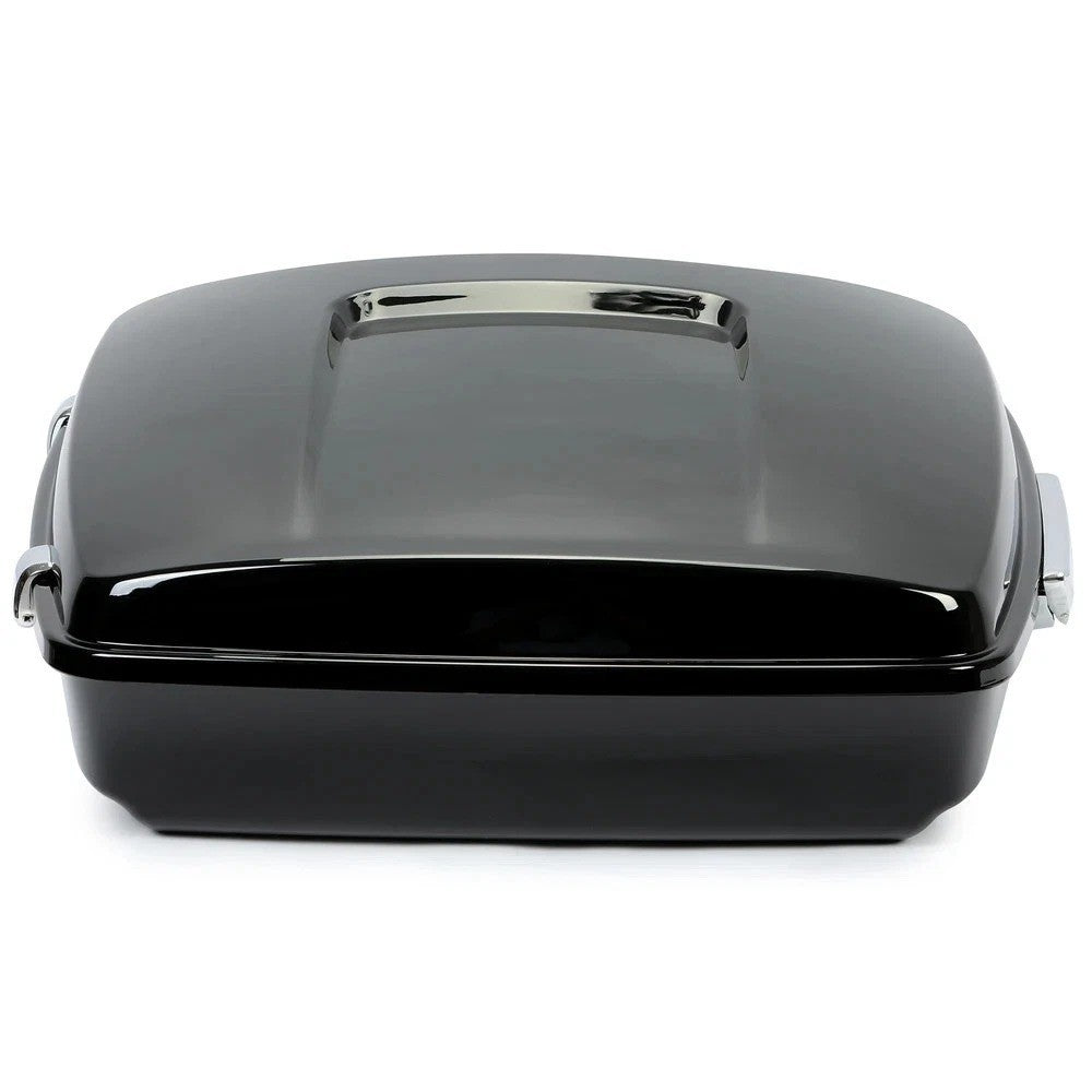 10.7 Chopped Moto Trunk Luggage Rack For Harley Road Street Glide 2014-2025