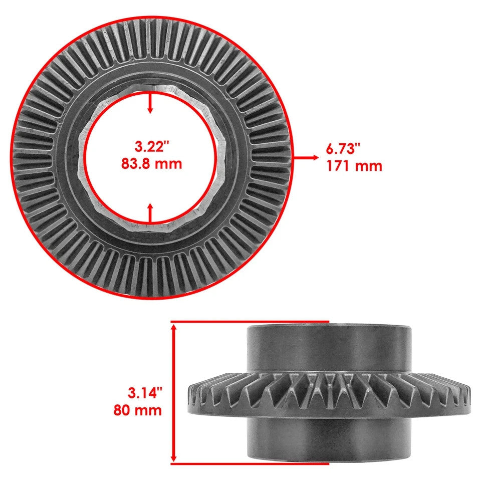 Front Differential Ring & Pinion For Polaris RZR XP Turbo S 2018-2021 3236626