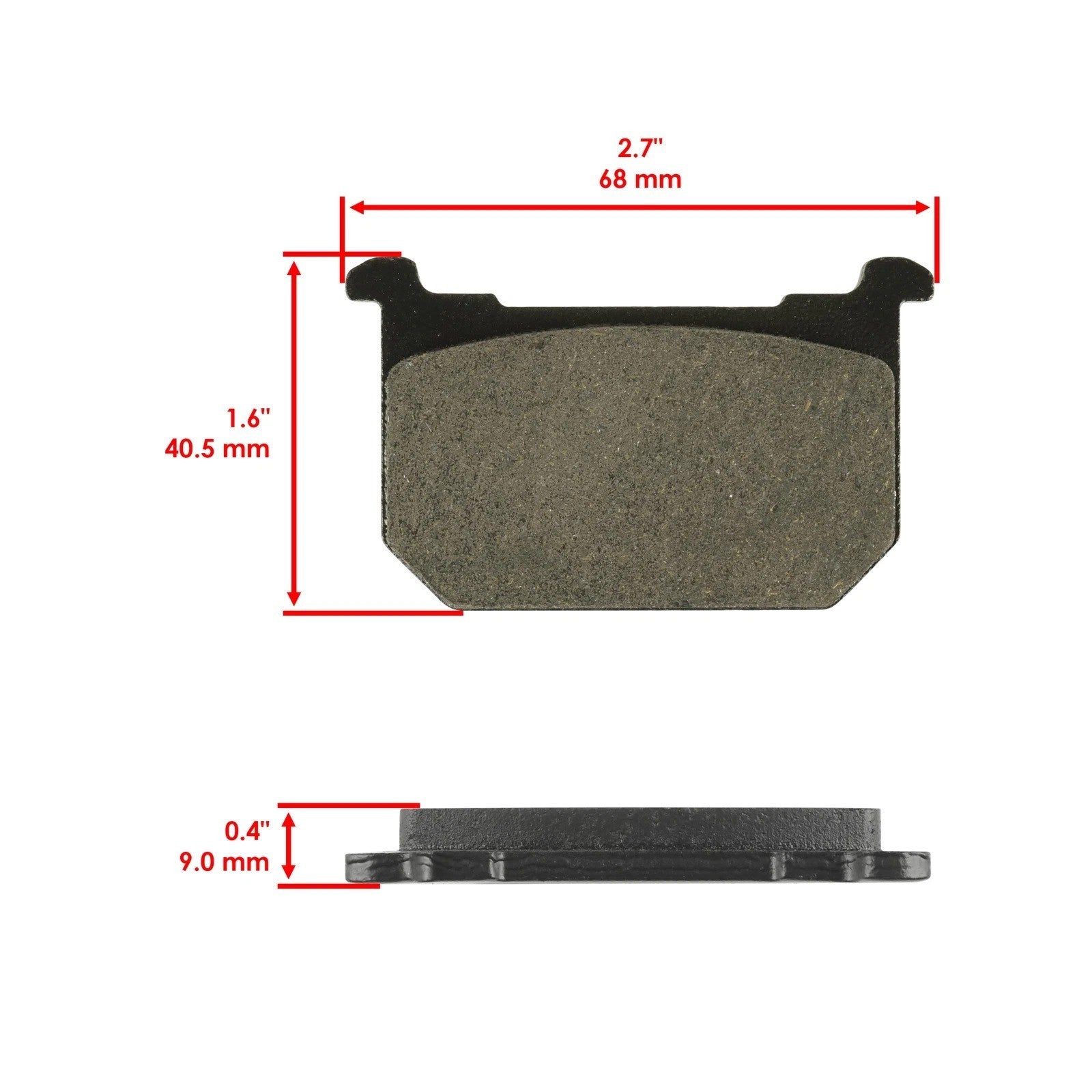 Caltric Front Brake Pads for Kawasaki KZ550 Gpz 550 1981-1983 / 43082-1007