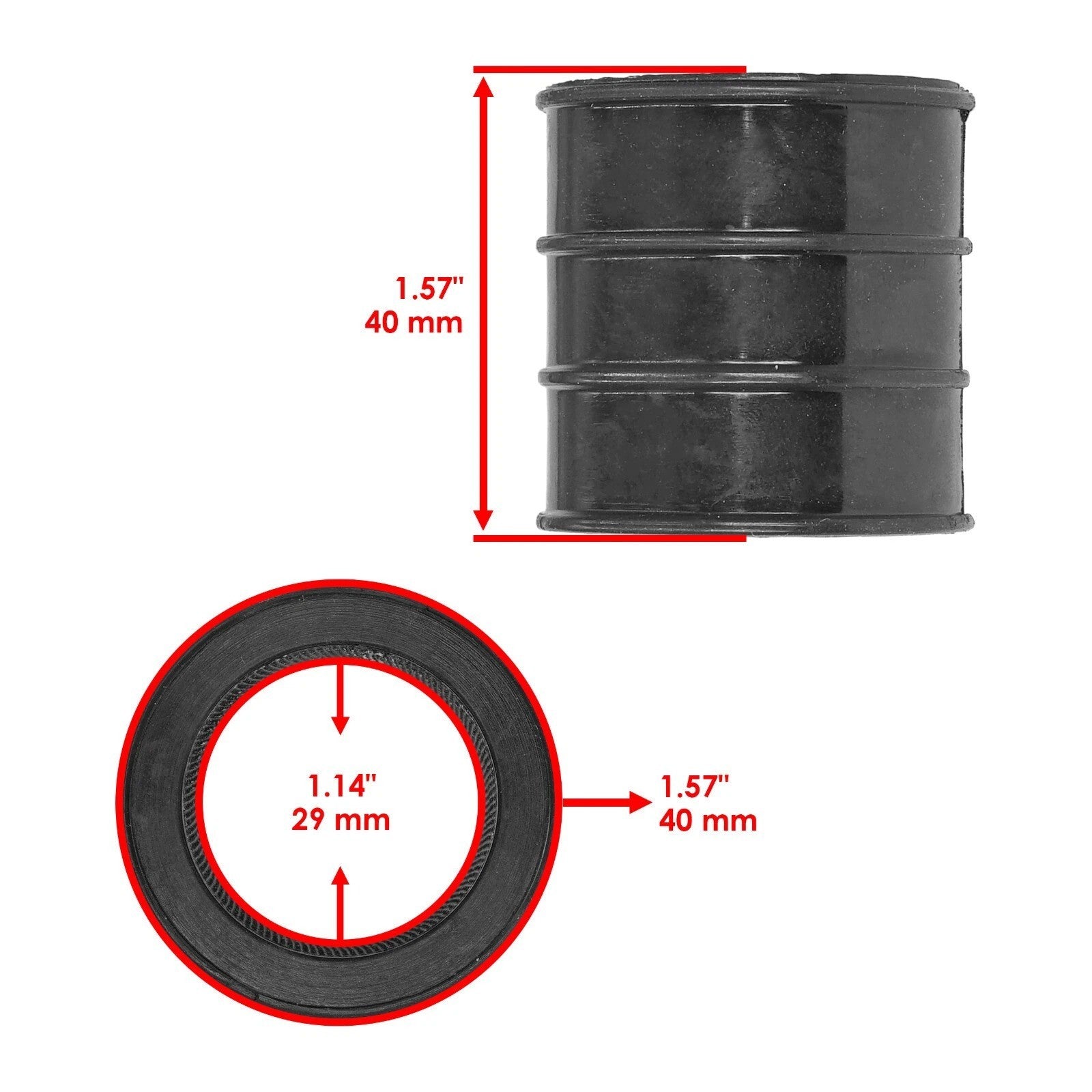 Exhaust Muffler Gaskets for Yamaha YZ250 1976 1977 1978